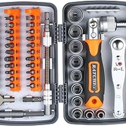Novo 2025 38pc Precision Ratchet Screwdriver Bit Set Magnetic Screwdrivers Kit Electronics Repair Tool Kit with Flexible Shaft Extension Rod for Phone Laptop (NO-2880A)-17