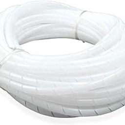 GLOBOMOTIVE Spiral Cable Wire Wrap Cord for Computer - Flexible Electrical Wire Organizer Protection Sleeve Hose for TV, PC (Size:8 mm, Length 10 Meters)-23