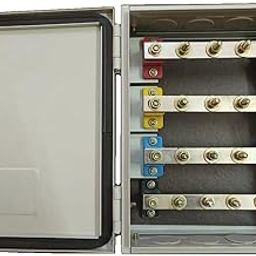 DeHMY Step Type Busbar Chamber Box 415 vol (Heavy Duty,Metal,Grey) (100Amp)-17