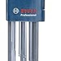 Bosch Professional 9-Piece Angled Allen Key Set, HEX Wrenches (1.5-10.0mm), Ball End for Easy Access in Tight Spaces-8