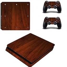 Khushi Dcor Wooden Colour Theme 3m Skin Sticker Cover for Ps4 Slim Console and Controllers|83-12