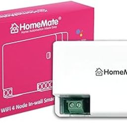 HomeMate WiFi 4 Node Smart Switch | No Hub Required | Retro Fit with Manual Control | Home Automation | Works with Amazon Alexa, Google Assistant & Siri-image-3