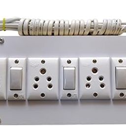 Anchore Wooden Extension Board With 4 Socket And 4 Standard Switch With 3 Pin Plug (4 Meters), 240 Volts-14