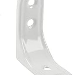 UJEAVETTE Heavy Duty Shelf Bracket Wall Hanging Shelve L Shaped Brackets White 2Inch-image-25