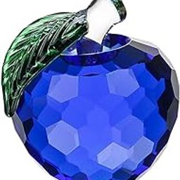 STYLEHEAVEN 4x5.5cm Colorful Crystal Apple Handcraft Christmas Eve Souvenir Blue|Home & Garden|Home Improvement-image-5
