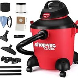 Shop-Vac 8 Gallon 4.0-Peak HP Wet/Dry Vacuum, 3 in 1 Function with Filter, Hose and Accessories, Ideal for Jobsite, Garage, Car & Workshop. 5971836-17