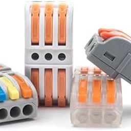 5PCS Quick Wire Connector Docking Type Push-in SPL 222/223 Home Junction Box 32A/400V Compact Wire Terminals(223)-image-15