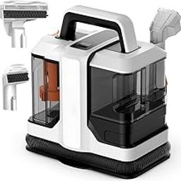 EVVIX Portable Powerful Deep Multi-Purpose Carpet Cleaner Machine, 450W/120V, Deep Stain Cleaning for Couch, Pets, Car Seats, Upholstery & Furniture, Spot with Dual Size Brushhead-image-32
