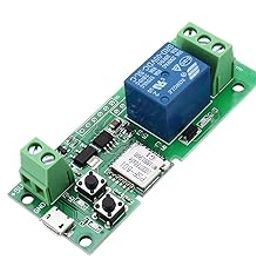 REES52 WiFi Wireless Smart Switch Relay Module for Smart Home 5V 5V/12V，Ba applied to access control, turn on PC, garage door (5v) Ewelink App iOS/Andriod Compatible With Alexa Echo Google home IFTTT-21