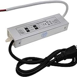 LED Driver 60 Watts DC 12V Output Transformer, Waterproof IP67 LED Power Supply Ultra Thin Design with Grounded 3-Prong Plug 3.3 Feet Cord for Indoor&Outdoor Use-picture-17