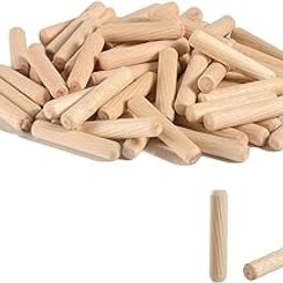 DIY Crafts Wooden Dowel Pins, 5MM x 60MM, Set of 80, for Crafts, DIY Projects, Home Decor-image-57