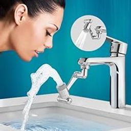1080° Rotating Swivel Faucet Tap Extension 2 Modes Water Faucet, Adjustable Head Nozzle Adapter Splash-Proof Hose Aerator Filter Extender Sprayer for Kitchen, Bathroom,-image-39