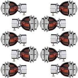 Curtain Rod End Caps Copper Brackets Parda Holders Without Support 1 Inch Rod Pocket Finials Door and Window Fittings for Home Decor Copper (Pack of 10)-picture-12