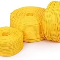 ABB Ropes & Niwars Polypropylene Rope Yellow 25 Meters - Durable, Strong & Weather Resistant for Outdoor & Indoor Use, Boating, Camping, DIY Projects & More - High Tensile Stren (4mm x 25 Meters)-image-83