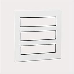Legrand Arteor Cover Plate with Frame - 3x8 Module (White, Pack of 1)-14