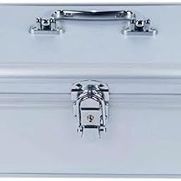 Merishopp Aluminum Alloy Tool Case Stackable Holder Storage Bin for Home Office Travel | Home & Garden-image-83