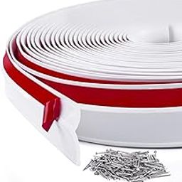 Garage Door Seal Top and Sides Rubber Sealing Strip for Garage Door White-picture-13
