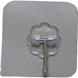 ZELORA® Wall Hooks, 20 Pack, Transparent Adhesive Hooks, No-Drill Installation, Waterproof-22