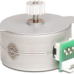 Electronic Spices 1Pcs DC Stepper Motor 12 teeth Gear 2 Phase 4 Wire Micro Stepping Motor-11