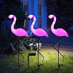 TopRuifeng Solar Powered Flamingo Plug Light 3pcs-image-13