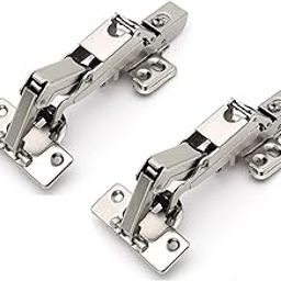 RAB Auto Hinges Stainless Steel Auto-Close for Full Overlay for Cabinet Hinges (Code:- Auto Hing Hydraulic, 180%, Pair-1)-image-59
