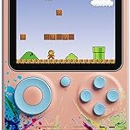 CHG Video Game for Kids G5S 3 Inch Color Display 500 in 1 Retro Portable Mini Handheld Video Game for Kids Color Game Player Built-in Games-19