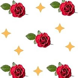 Flower Wall Stickers for Home Decor, Rose Design, Adhesive Vinyl Prints for Walls, Glass or Fabric, Living Room, Bedroom, Dining Room, Kitchen, Bathroom-image-54