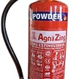 AgniZing ABC Powder Type 6 Kg Fire ExtinguisherAn ABC or Multi-Purpose Dry Chemical Portable fire Extinguisher is a Vital Tool for combating Fires (Red)-picture-0