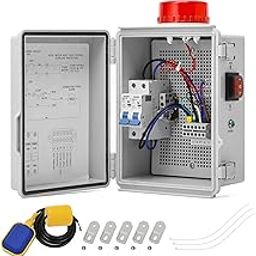 Septic Pump Alarm, Zuomeng High Water Alarm for Sump Pump with Bright Flashing Light, 110 dB Alarm, External Submersible Pump Connection, IP67 Casing-10