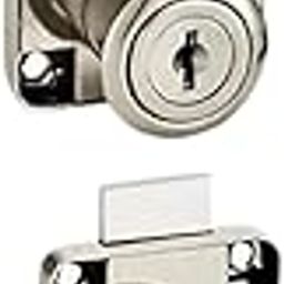 Steel Mini Multipurpose Lock 40X40 Cylinder 20mm Silver Pack of 2 / High Security/Economical Range/Rapid and Effortless Mounting/Suitable for Lockers, Cabinets, Drawer-image-64