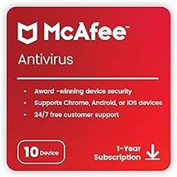 McAfee Antivirus 2024 | 10 Devices, 1 Year | Antivirus Internet Security Software | Email Delivery-9