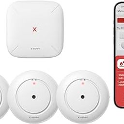 X-Sense Wi-Fi Water Leak Detector, Smart Water Sensor Alarm, Water Detector Alarm with 1700 ft Transmission Range for Kitchens, Basements, Bathrooms, 3 Water Detectors & 1 Base Station, Model SWS54-image-78