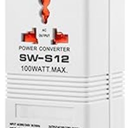 Voltage Converter 110V to 220V Step-Up & Step-Down Power Two-Way Conversion Voltage Converter Transformer for Travel, RV, and Camping (100W, White)-30