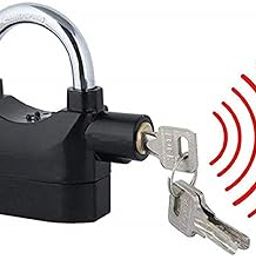 REVALS Security Alarm Lock 110DBA Waterproof Black Anti-Theft Siren Security Alarm Lock System Alarm Anti Potong Padlock for Universal Use Bicycle| Bike | Door Window Shackle Lock with 3Keys-image-32