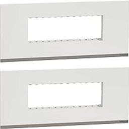 Schneider electric Unica Pure-6M Plastic Surround & Gridplate, WE (Pack of 2) (White)-image-77