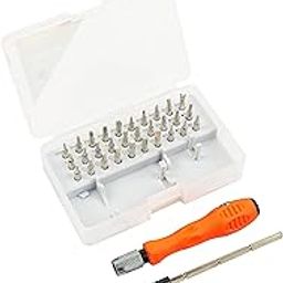 SPARTAN ISH-0408, 32-In-1 Mini Precision Screwdriver Bits Set with Magnetic Flexible Extension Rod, Screwdriver Set For Mobile, Laptop, Camera/Multipurpose Application, 1 Piece (Assorted Color)-7