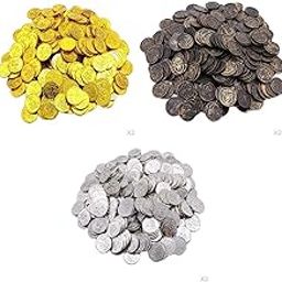 ATORSE Toy Set of 600 Pirate Treasure Coins Tokens Props Decorations Party Favors-Toys & Hobbies-Games-Game Pieces Parts-image-73