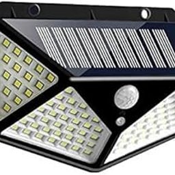MR STORES Wireless 100 LED Motion Sensor Solar Night Lights Security Lamp ( 0.55 Kilowatts, Black)-image-29