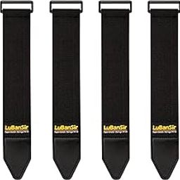 LuBanSir Cinch Straps, 2" x 24" (4 Pack) Elastic Hook and Loop Storage Strap for Extension Cord, Cable, Cord Wrap, Rope and Hose-image-65