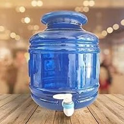 SANJU Plastic Water Dispenser Jar with Tap Compatible for 20 L, 25 L Mineral Water can,10Ltr Pack of 1 Plastic Jar (Matka)-image-63