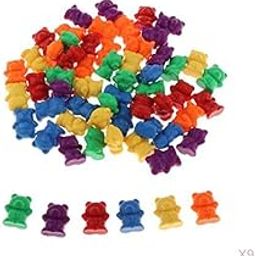 ATORSE Toy 540pcs Counters Counting Bear Plastic Markers Mixed Colors for Sort Game-Toys & Hobbies-Games-Game Pieces Parts-image-73