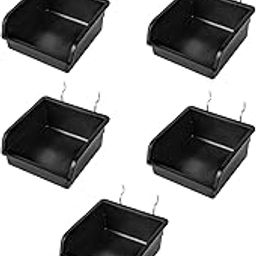 SECRET DESIREParts Organizer Black with Hook Pegboard Bins for Kitchen Bathroom Cosmetics 10cmx10cmx6cm|Retail & Services|Racks & Fixtures|Pegboards & Hooks-picture-25