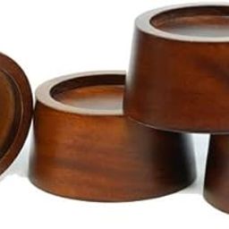 X WOODSTORE Wooden Hard Base for beds(4 Piece)(Not Plastic) Table,Fridge,Cooler,Washing Machines,almirah and All Kind of Furniture | Base for wardrobes Multipurpose Foot Rest Stand-picture-23