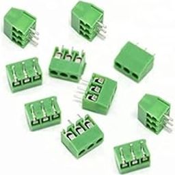 15pcs x 3 Pin 2.5mm Pitch Terminal Block PCB Connectors Ac 300V 10A PCB Terminal Block-15