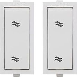 CONA 9256 Status 2 Way Modular Switch 6A White, Pack of 2 | Electric | ISI Marked Two Way for Home, Office, Shop-12
