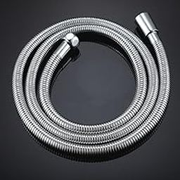Marcoware Heavy Duty Stainless Steel Jet Spray Pipe for Toilet/Health Faucet Pipe - High Pressure Resistant, Durable, Highly Flexible Tube, 1 Meter, Chrome-image-57