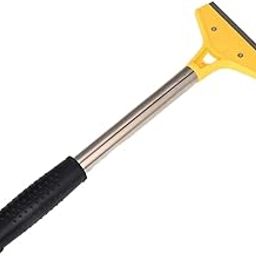 Razor Blade Scraper: Wallpaper Remover, Wall Paint Scraper, Adhesive Remover, Wall Stripper - 4-inch Heavy Duty Paint Stripper with Rubber Grip (Yellow)-image-43