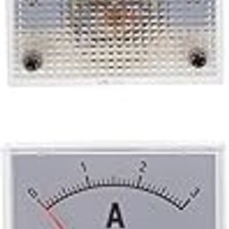 LICHTS® 2Pcs DC Ammeter Analog Panel Meter Amp Meter Current 2.5% 0-1A 0-3A|Home & Garden | Tools | Measuring & Layout Tools | Electrical Testers-23