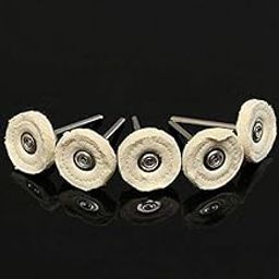 uptodateproducts 10PC Cloth Polishing Round Head Wheel Buffer Pad Cotton for Accessory-image-59