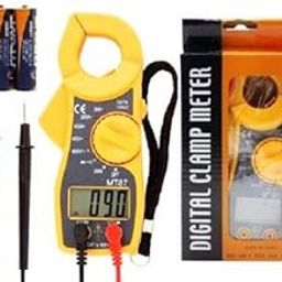 Mini Pocket-Sized Digital Clamp Meter Electronic Tong Tester Clamping Meter Digital Multimeter (2000 Counts)-18